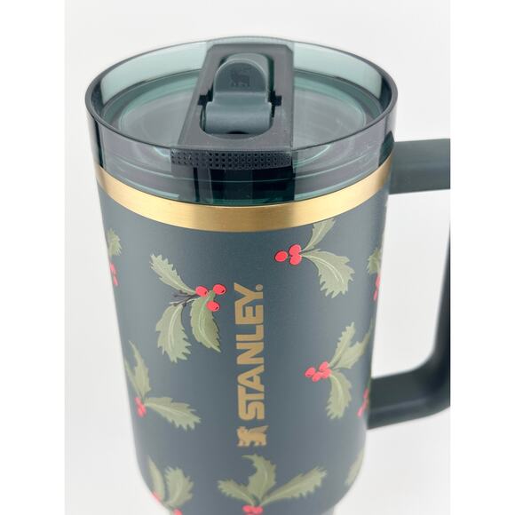 STANLEY The Cheers & Cheer ProTour Flip Straw Tumbler | 40 OZ; HOLIDAY BOTANICAL - Picture 3 of 5